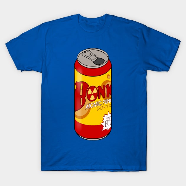 BONK! Atomic Punch. Cherry Fussion T-Shirt by maplefoot